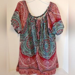 1 World Trading Boho Top , Standard size L